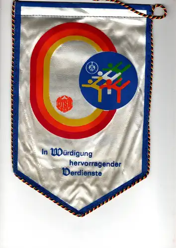Wimpel VII. Turn- und Sportfest der DDR Leipzig 1983