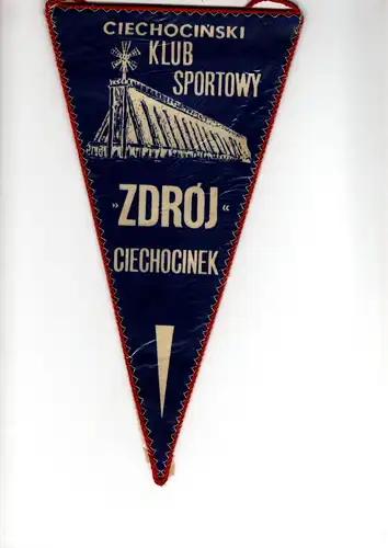 Wimpel Polen Sportverein "ZDROJ" Ciechocinek
