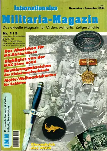 Internationales Militaria Magazin IMM Nr.115