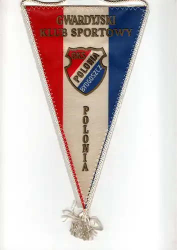 Wimpel Polen Gwardyjski Lub Sportowy GKS Polonia Bydgoszcz OVP