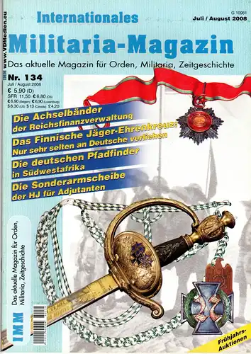 Internationales Militaria Magazin IMM Nr.134
