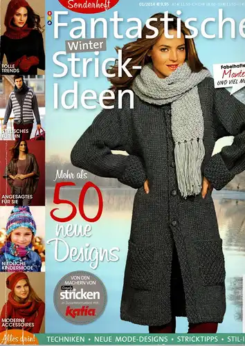 Fantastische Winter Strickideen 1-2014 Mehr als 50 neue Designs