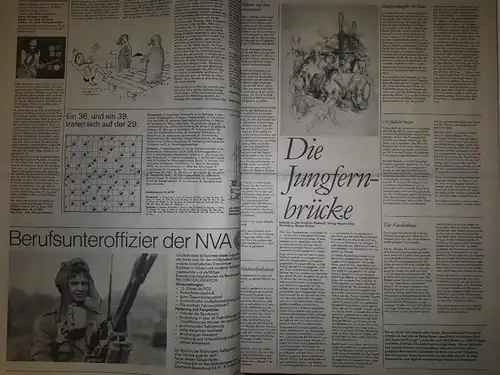 Volksarmee Zeitung der NVA DDR Gebundene Ausgabe Jahrgang 1987. 