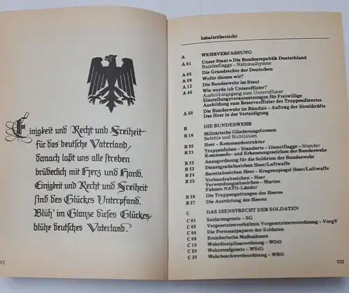 Taschenbuch Wehrausbildung - Ausgabe Heer 72. Auflage. 