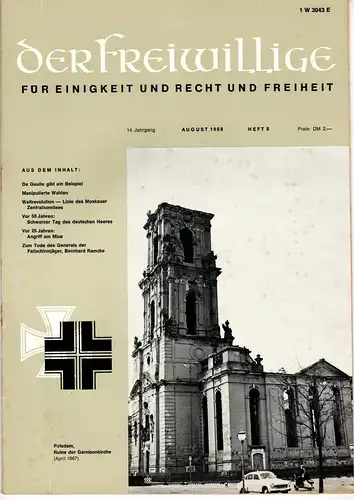 Der Freiwillige Heft 8 1968