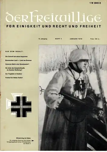 Der Freiwillige Heft 1 1970