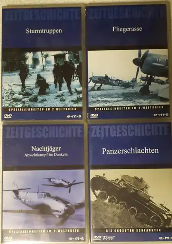 DVD`s Zeitgeschichte-Spezialeinheiten im 2. Weltkrieg 7 Stück im Paket
