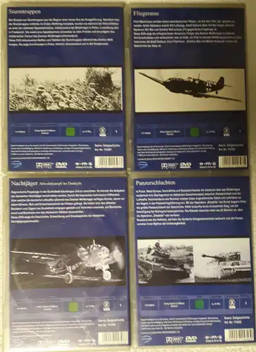 DVD`s Zeitgeschichte-Spezialeinheiten im 2. Weltkrieg 7 Stück im Paket