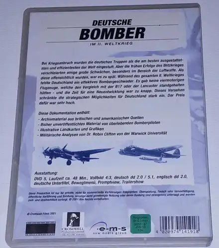 DVD Deutsche Bomber im II. Weltkrieg