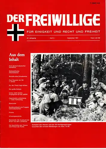 Der Freiwillige Heft 9 1981