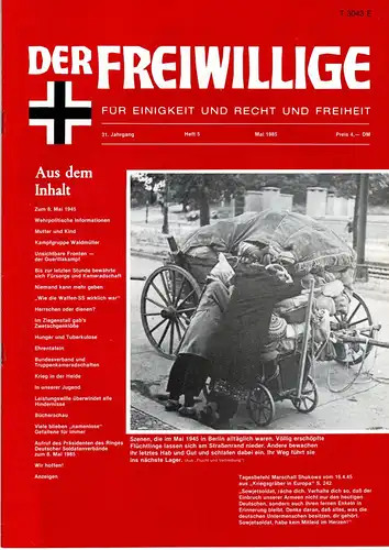 Der Freiwillige Heft 5 1985