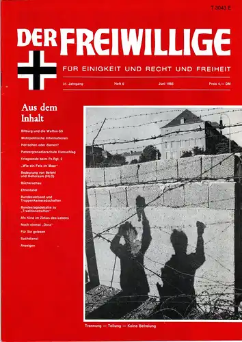 Der Freiwillige Heft 6 1985