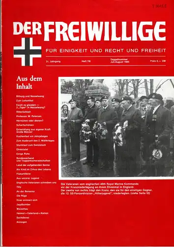 Der Freiwillige Heft 7-8 1985