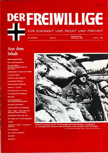 Der Freiwillige Heft 7-8 1986