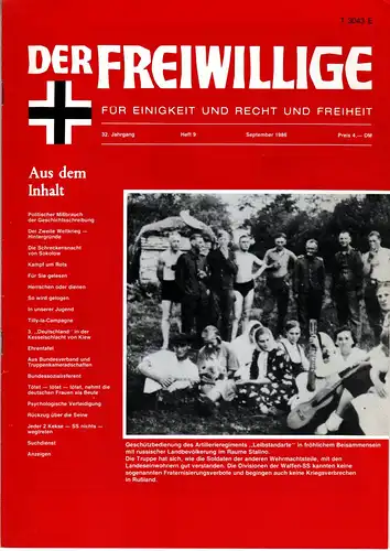 Der Freiwillige Heft 9 1986