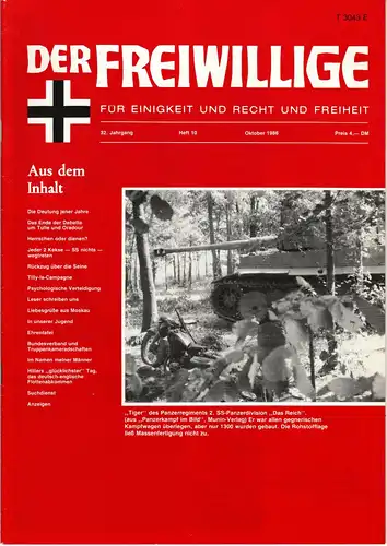 Der Freiwillige Heft 10 1986