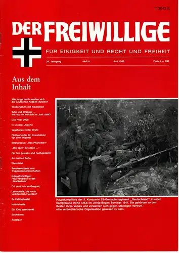 Der Freiwillige Heft 6 1988