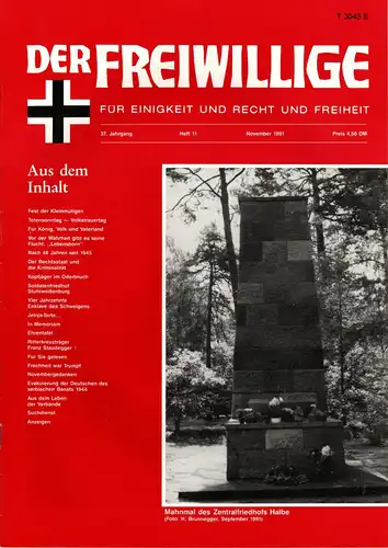 Der Freiwillige Heft 11 1991