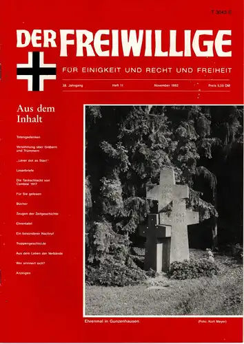 Der Freiwillige Heft 11 1992