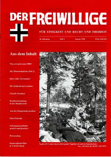 Der Freiwillige Heft 1 1998