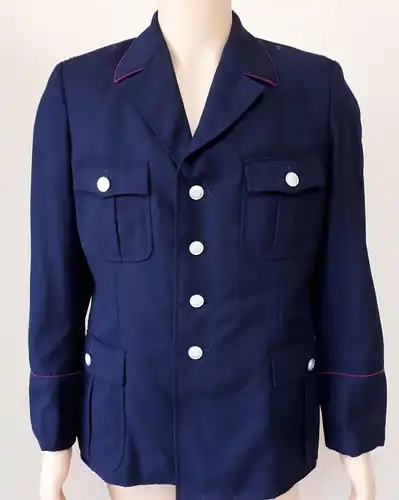 DDR FFW Freiwillige Feuerwehr Uniformjacke Gr. m 48-1