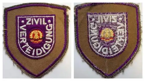 DDR ZV Zivilverteidung Aufnäher 