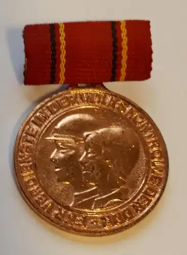 Medaille für Verdienste in der Volkskontrolle der DDR mit Urkundenmappe