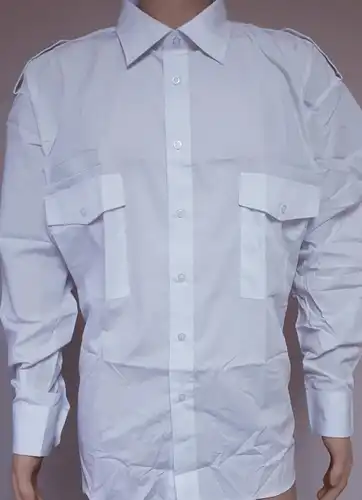 Damen Diensthemd Security Arbeitsbekleidung Langarm weiß Größe UK18/ DE44/ XXL