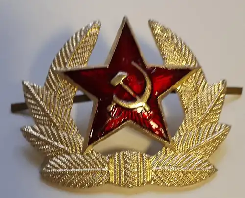 Russische Kokarde Mützenabzeichen Schirmmütze