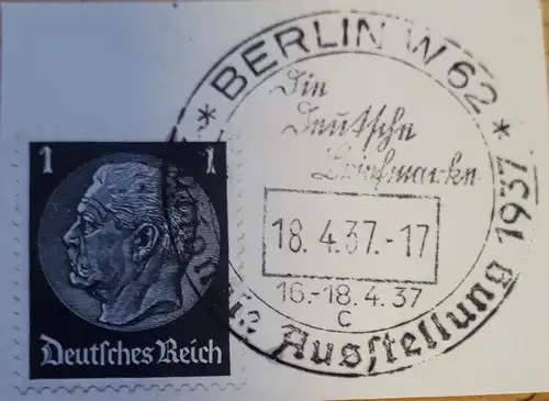 Deutsches Reich Briefausschnitt MiNr. 512x 1937