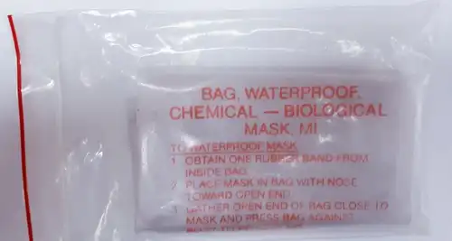 Dry Bag Waterproof Chemical Biological Mask