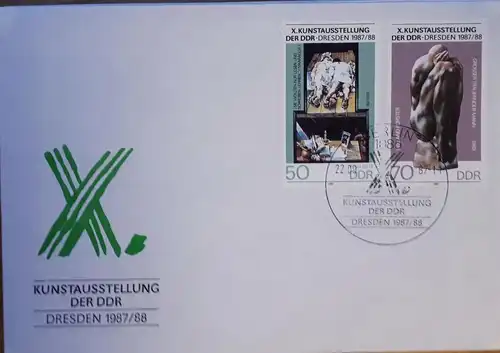 DDR FDC MiNr. 3125/3126