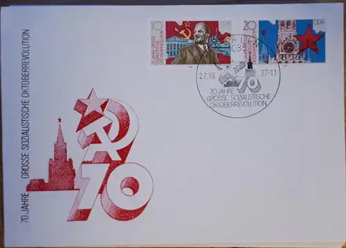DDR FDC MiNr. 3130/3131