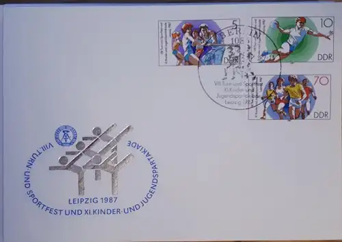 DDR FDC MiNr. 3111/3112/3116