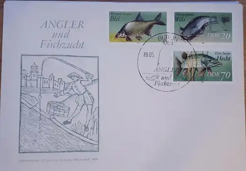 DDR FDC MiNr. 3095/3097/3100