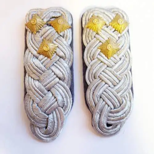 DDR NVA Schulterklappen Luftverteidigung Oberst