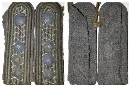 NVA Schulterstücke Felddienst Stabsoberfähnrich