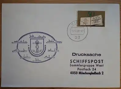 Schiffspost BRD 1.Versorgungsgeschwader