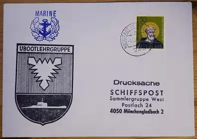 Schiffspost BRD U-Bootlehrgruppe