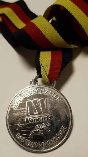 Medaille ASV Vorwärts Meisterschaften Landstreitkräfte