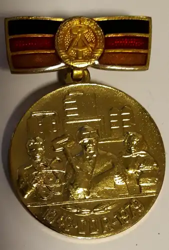 Medaille 30.Jahrestag der Gründung der DDR mit Urkunde