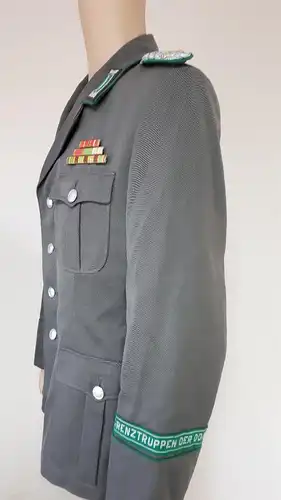 DDR NVA Grenztruppen Uniformjacke Oberstleutnant g 52 mit Interimsspangen