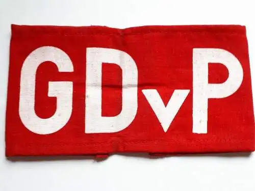 DDR NVA Armbinde GDvP Gehilfe Diensthabener vom Park