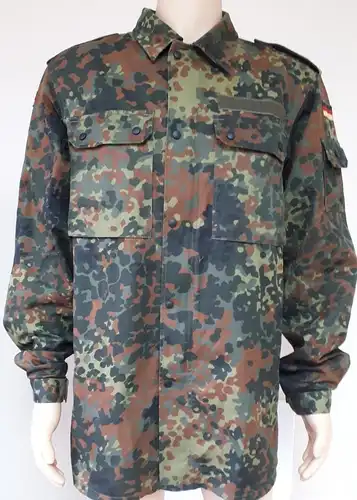 Bundeswehr Feldbluse flecktarn Größe 5 gebraucht-sehr gut
