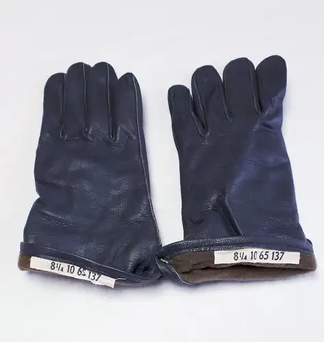 Bundeswehr Lederhandschuhe grau Gr. 8 1/4