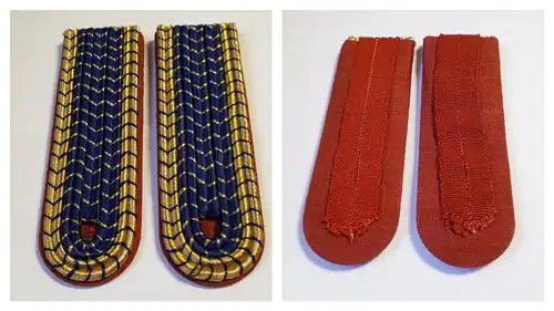 DDR DR Deutsche Reichsbahn Schulterstücke blanko