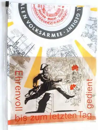 NVA Erinnerungstuch Ehrenvoll gedient bei der Nationalen Volksarmee