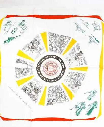 NVA Erinnerungstuch Ehrenvoll gedient bei der Nationalen Volksarmee