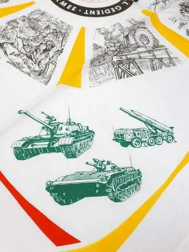 NVA Erinnerungstuch Ehrenvoll gedient bei der Nationalen Volksarmee