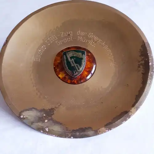 DDR GT Grenztruppen Wandteller Bester FHG - Zug der Grenzkompanie Graal - Müritz